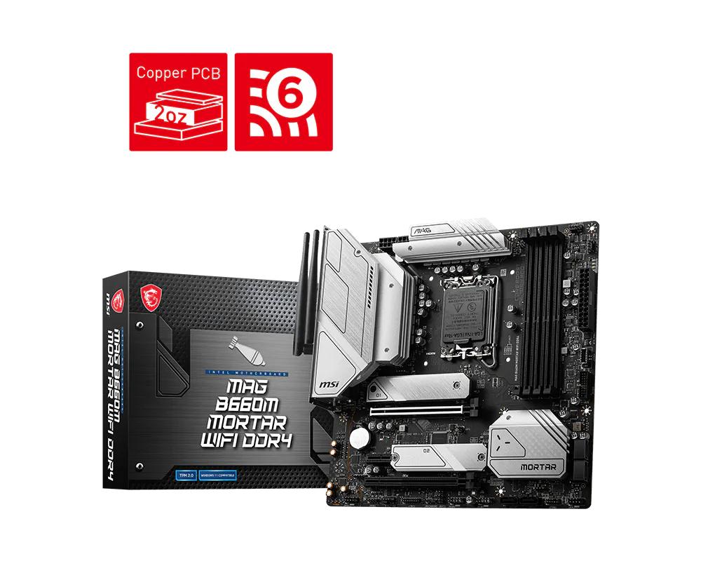 MSI MAG B660M MORTAR WIFI DDR4